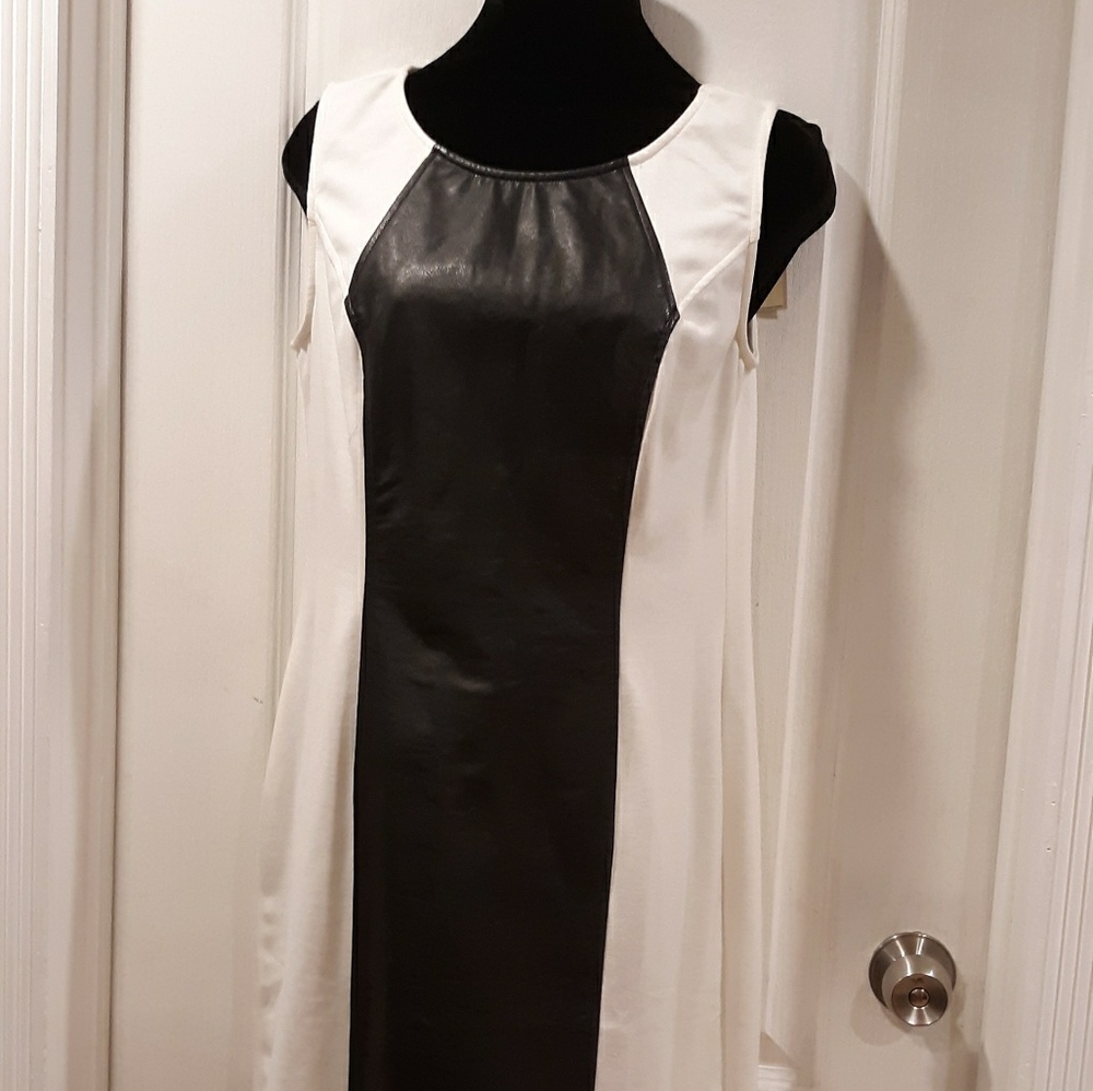 Women's black and white dress Eci